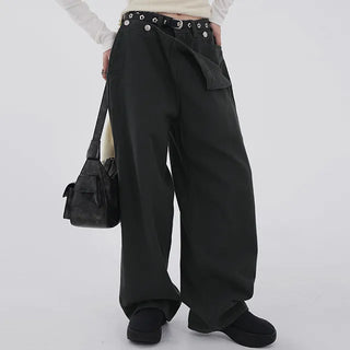 Lily Brushed Sailor Wide Pants