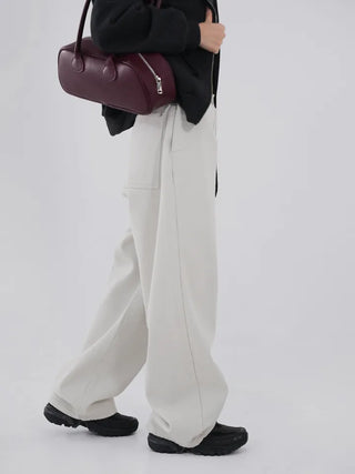 Lily Brushed Sailor Wide Pants