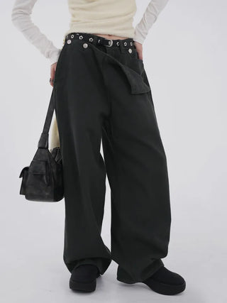 Lily Brushed Sailor Wide Pants