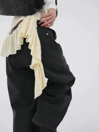 Lily Brushed Sailor Wide Pants