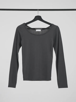 Daisy Basic Crop Long Sleeve Tee