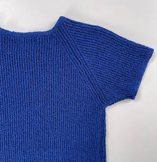 Three-legged raglan half knit