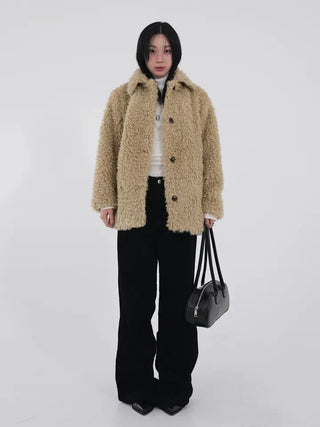 Delion Corduroy Black Pants