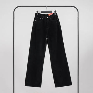 Delion Corduroy Black Pants