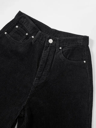 Delion Corduroy Black Pants