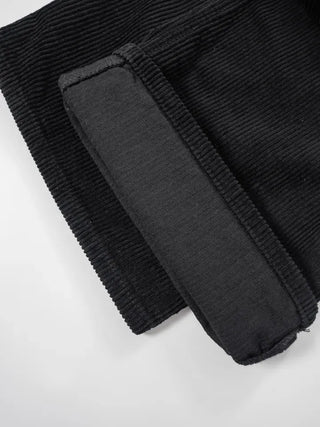 Delion Corduroy Black Pants