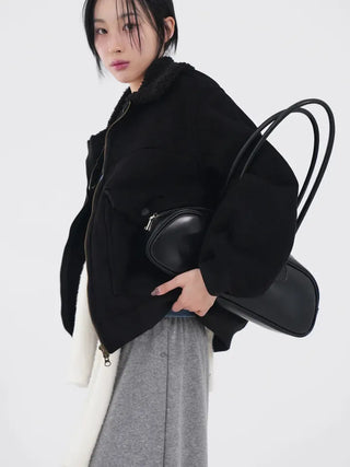 Aster Suede Shearling Jacket