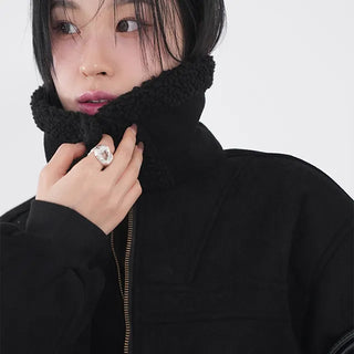 Aster Suede Shearling Jacket