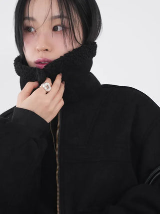 Aster Suede Shearling Jacket