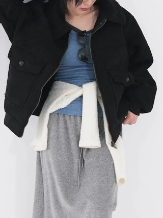Aster Suede Shearling Jacket