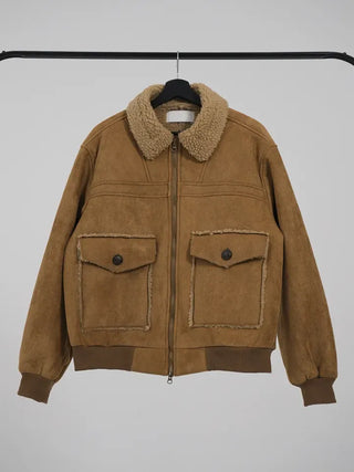 Aster Suede Shearling Jacket