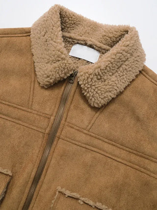 Aster Suede Shearling Jacket