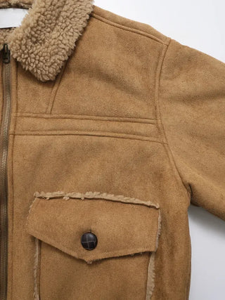 Aster Suede Shearling Jacket