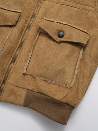 Aster Suede Shearling Jacket