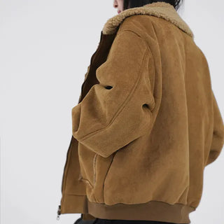 Aster Suede Shearling Jacket