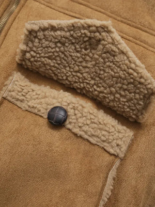 Aster Suede Shearling Jacket
