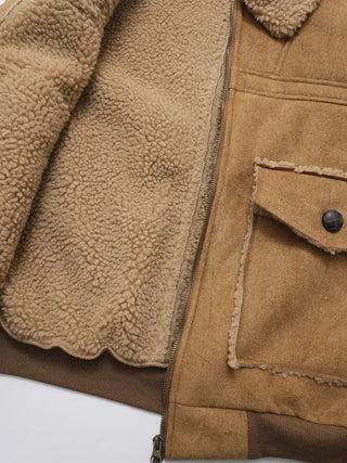 Aster Suede Shearling Jacket