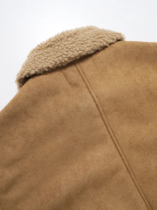 Aster Suede Shearling Jacket