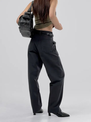 Dree Pintuck Cotton Pants