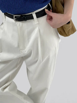 Dree Pintuck Cotton Pants