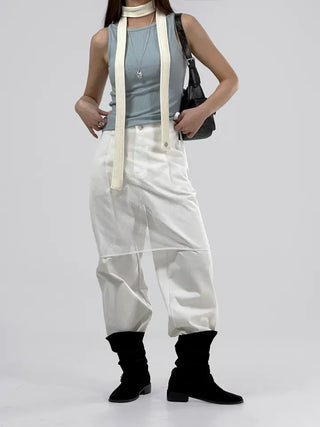 Dree Pintuck Cotton Pants