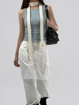 Dree Pintuck Cotton Pants