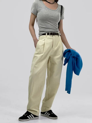 Dree Pintuck Cotton Pants
