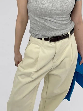 Dree Pintuck Cotton Pants