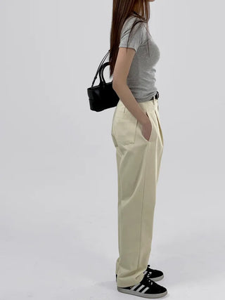 Dree Pintuck Cotton Pants