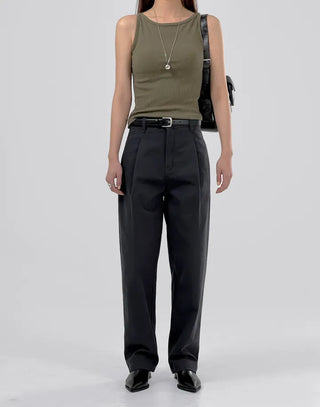 Dree Pintuck Cotton Pants