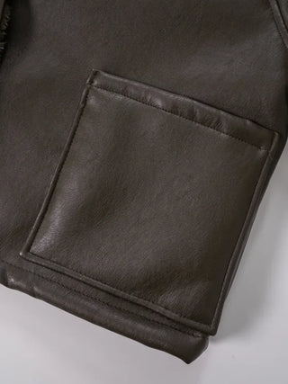 Alissa Shawl Collar Shearling Jacket