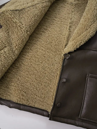 Alissa Shawl Collar Shearling Jacket