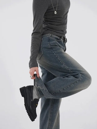 Hia Washed Wide Denim