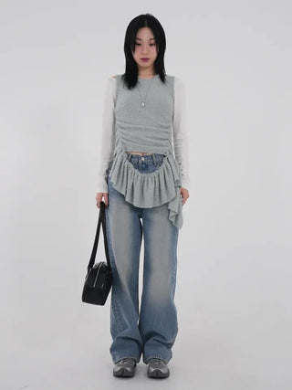 Hia Washed Wide Denim