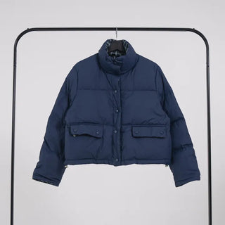 Mag Reversible Check Short Padded Jacket