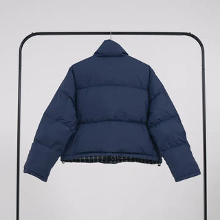 Mag Reversible Check Short Padded Jacket