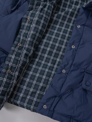 Mag Reversible Check Short Padded Jacket