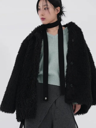 Harper V-Neck Alpaca Knit