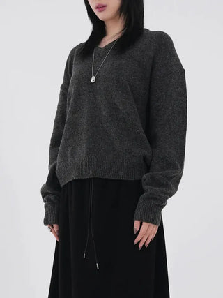 Harper V-Neck Alpaca Knit