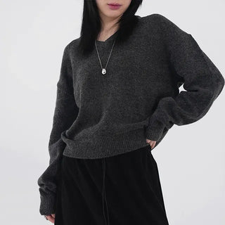 Harper V-Neck Alpaca Knit