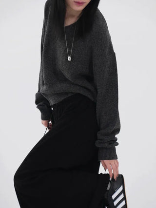 Harper V-Neck Alpaca Knit