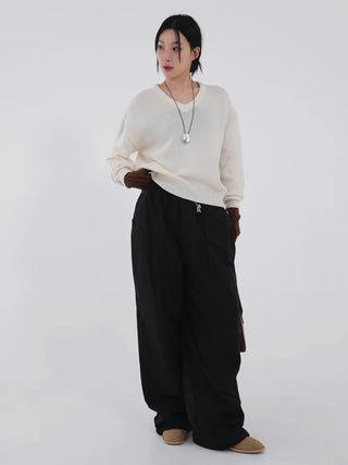 Harper V-Neck Alpaca Knit