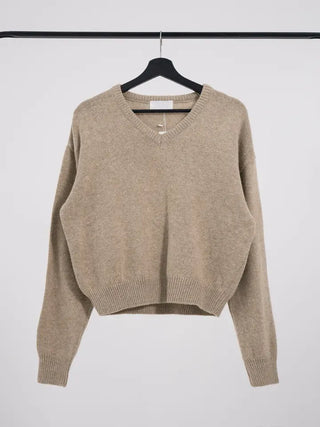 Harper V-Neck Alpaca Knit