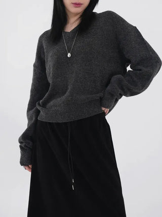 Evelyn fleece long skirt