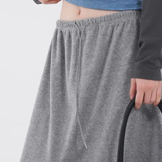 Evelyn fleece long skirt