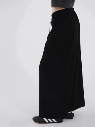 Evelyn fleece long skirt