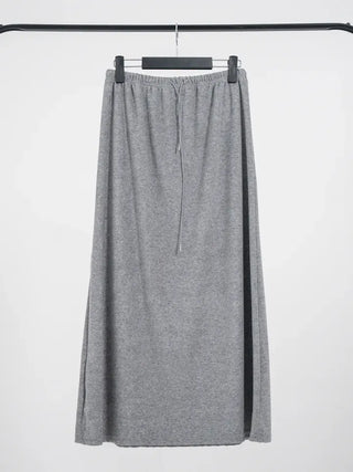 Evelyn fleece long skirt
