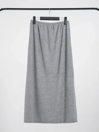 Evelyn fleece long skirt