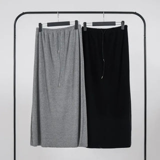 Evelyn fleece long skirt