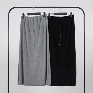 Evelyn fleece long skirt